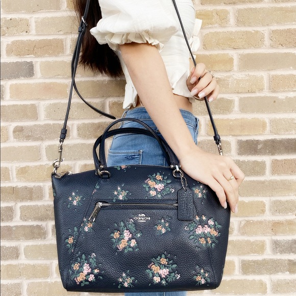 Coach Purse Top Zip satchel crossbody leather - Picture 2 of 7